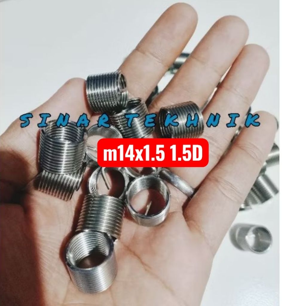 recoil helicoil recoil m14x1.5 1.5D alat perbaikan reparasi baut 19