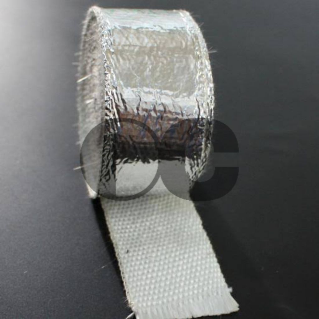 FIBERGLASS TAPE WITH ALUMINIUM FOIL TEBAL 3MM ( UKURAN DI VARIASI )