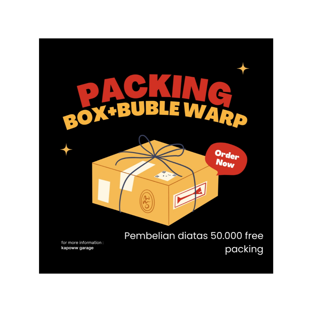 

Packing Box Kardus + Buble Warp
