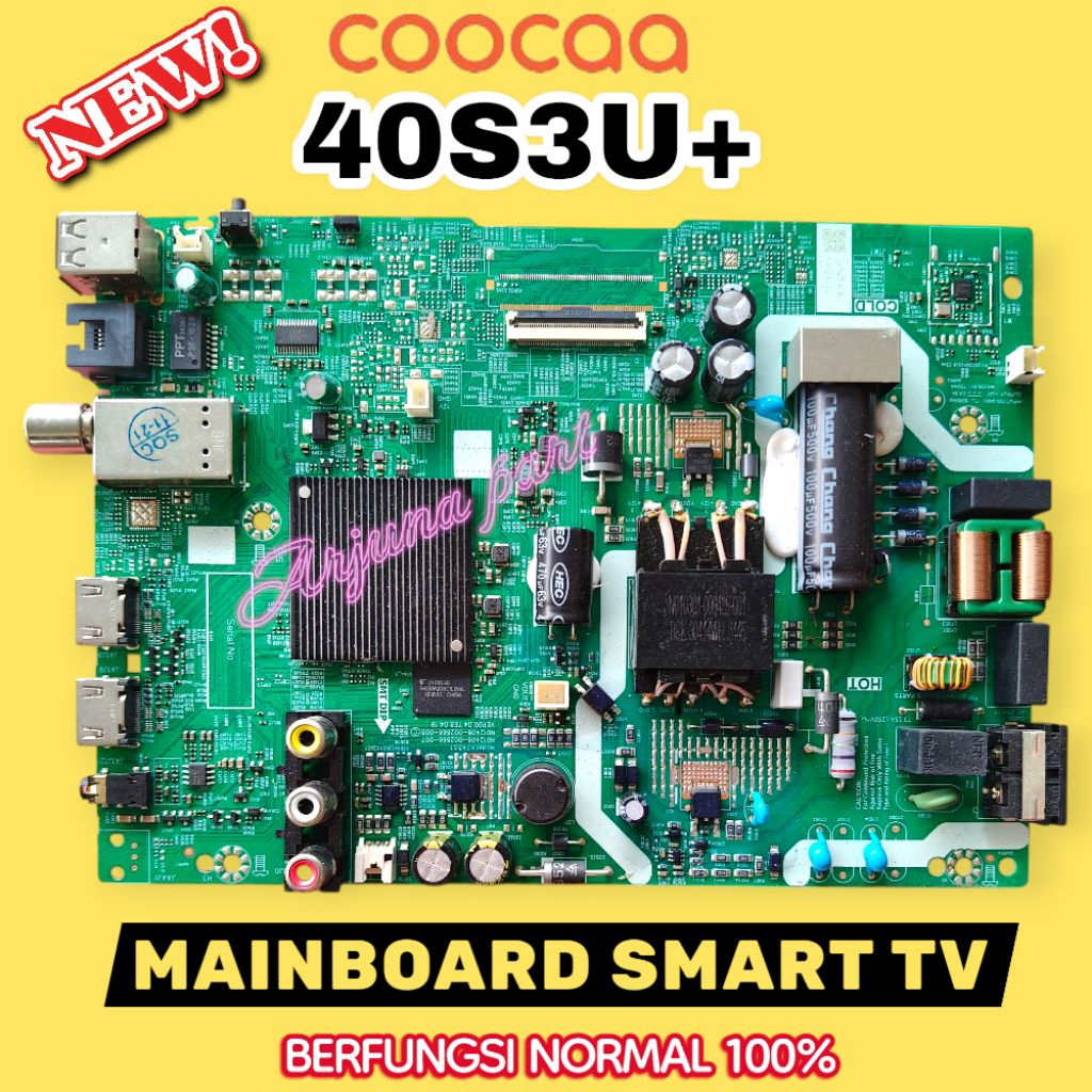 MAINBOARD TV COOCAA 40S3U+ / MB TV COOCAA 40S3U+ / MODUL TV COOCAA 40S3U+ / MESIN TV COOCAA 40S3U+ /
