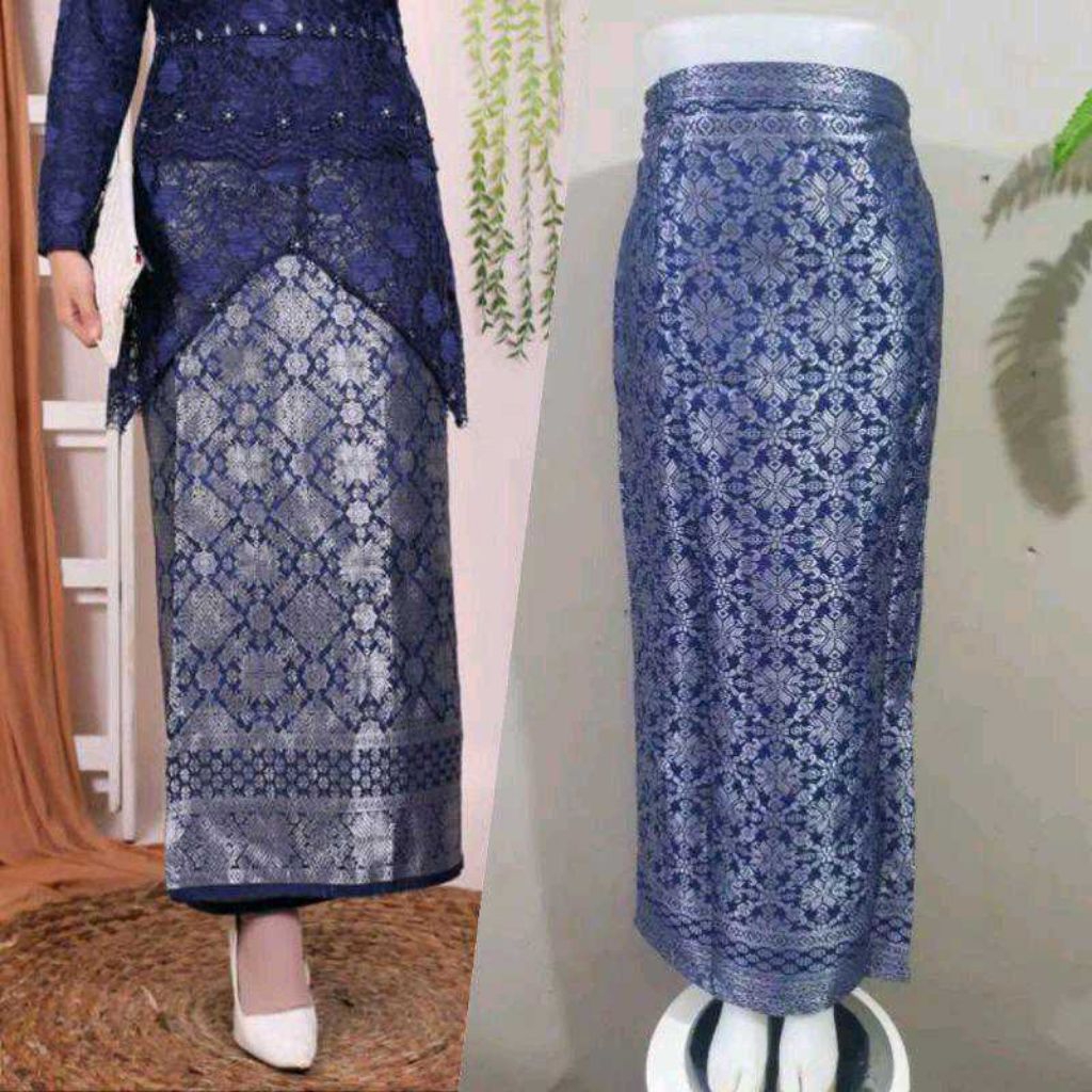 LARIZZE KEBAYA- ROK SPAN SONGKET PALEMBANG / ROK SONGKET / ROK SPAN SONGKET TENUN
