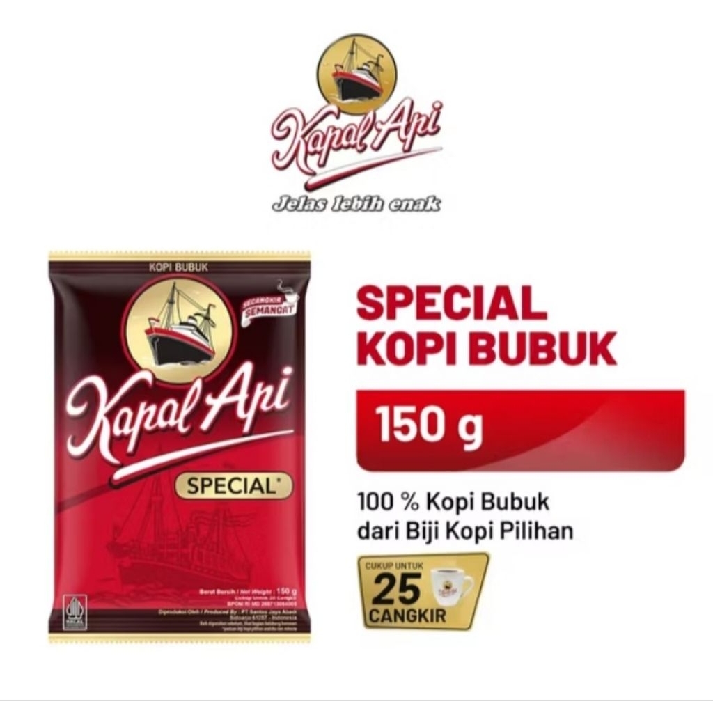 

Kapal Api Special 150gr 1 Karton