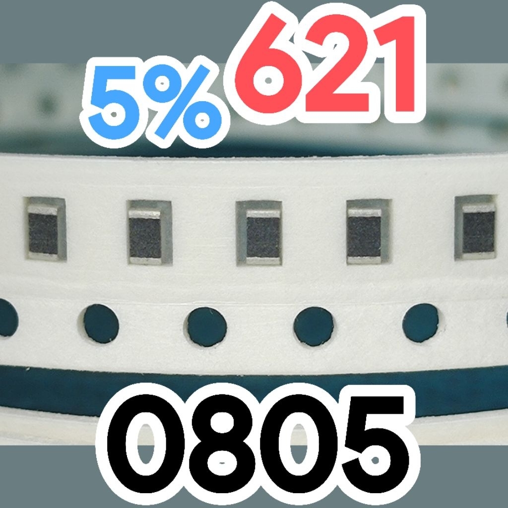 10pcs Chip resistor smd 621 620R 5% size 2012 0805 620ohm 620 ohm