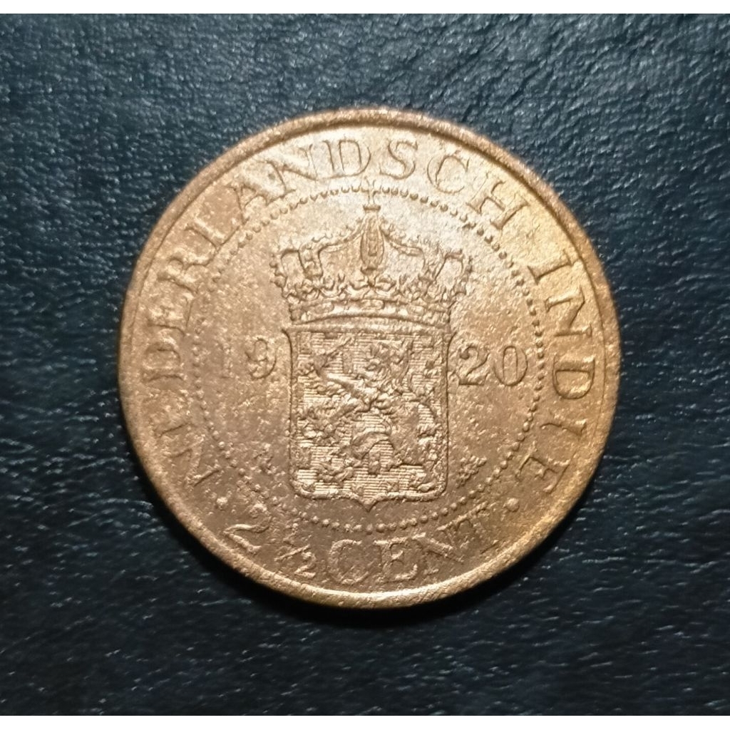 Langka koin bengol koin kerokan koin Nederland indie 2 1/2 sen 1920