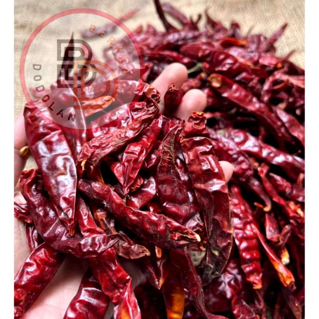 

5KG CABE KERING MERAH EKSTRA PEDAS TEJA ASLI IMPORT INDIA LOKAL MURAH CABE BUBUK CABE MERAH PEDAS TANPA TANGKAI