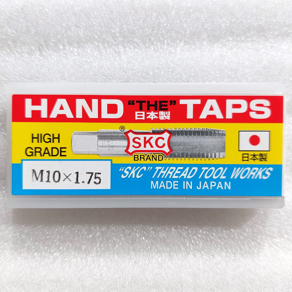 SKC Hand Taps M10 x 1.75 - ORIGINAL Made in Japan - Tap Tangan / Tap Ulir / Mata Senai Set