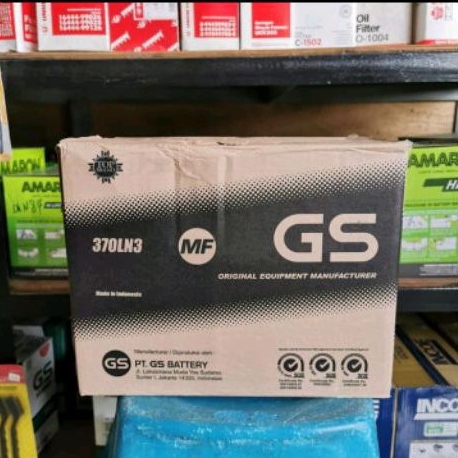 Aki GS LN3 Mobil Toyota Innova Reborn Diesel Fortuner VRZ 370LN3 MF Astra Otoparts