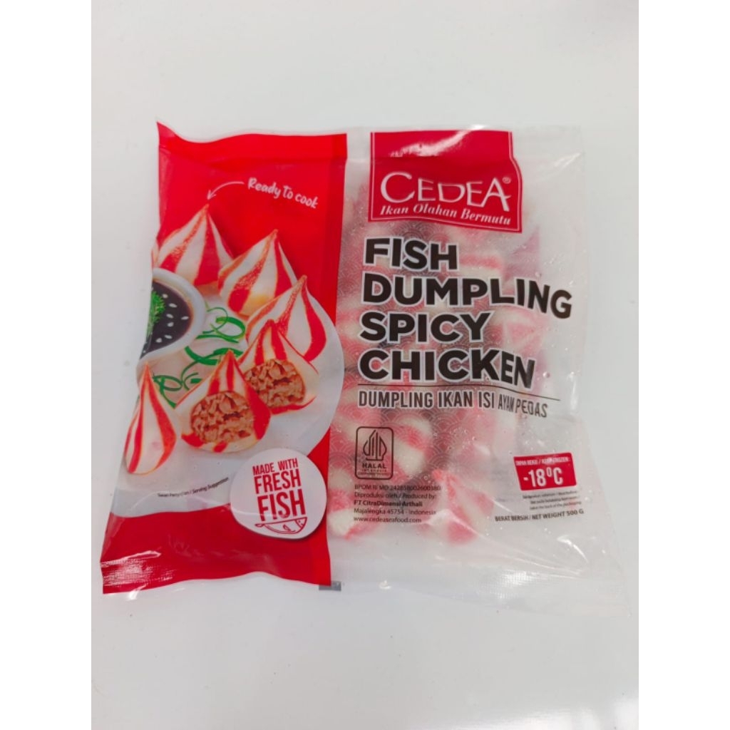 

CEDEA FISH DUMPLING SPICY CHICKEN 500g