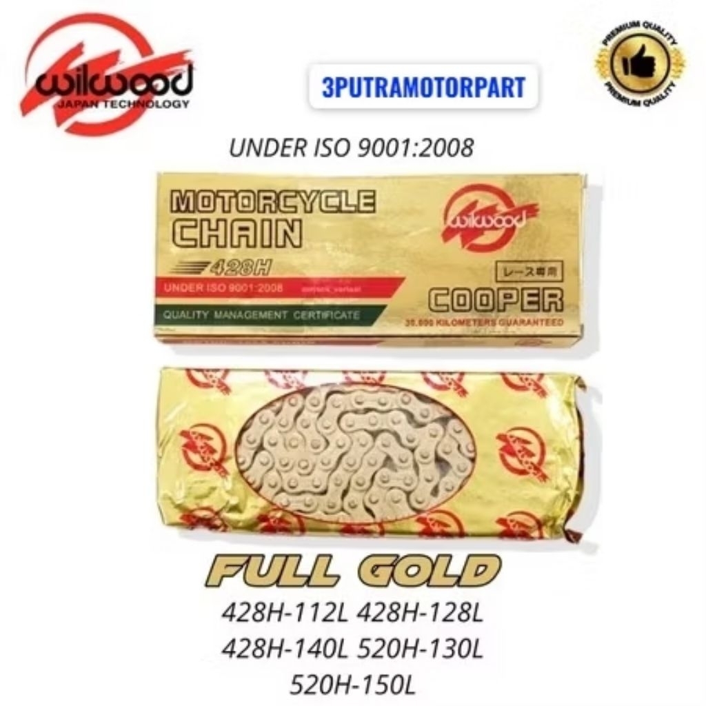 RANTAI GOLD 415H-130L GOLD WILWOOD