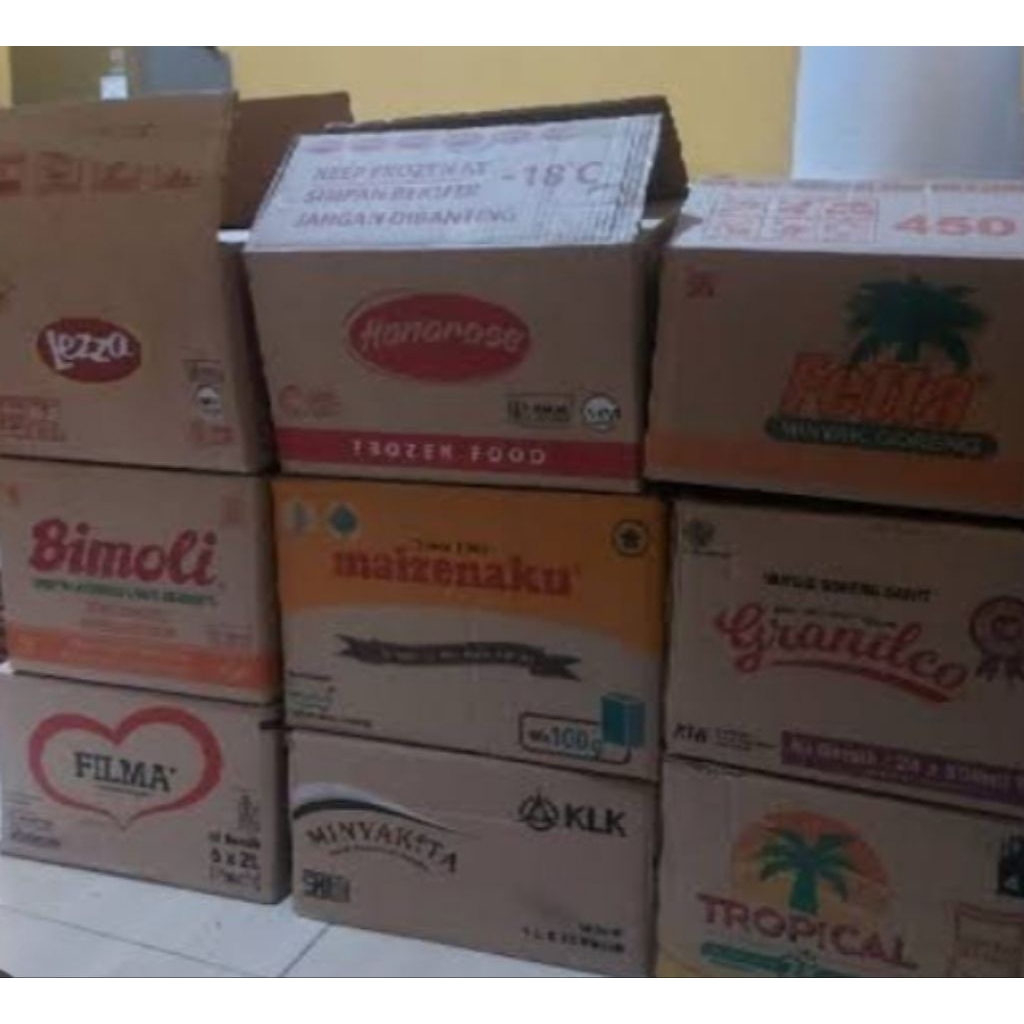 

Kardus Bekas minyak tebal 2 layer (Sameday & instant)