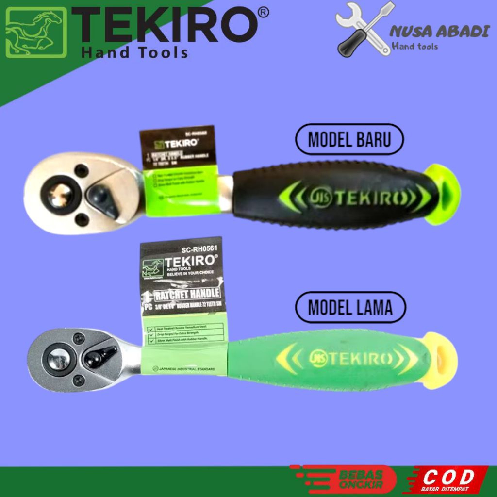 Tekiro Kunci Rachet / Kunci Rachet Tekiro Gagang Sock Rachet Tekiro / Ratchet Handle Tekiro