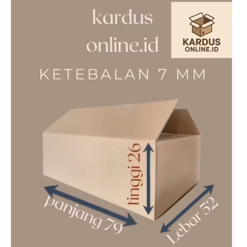 

Kardus packing UK.79x52x26 7mm(5ply)