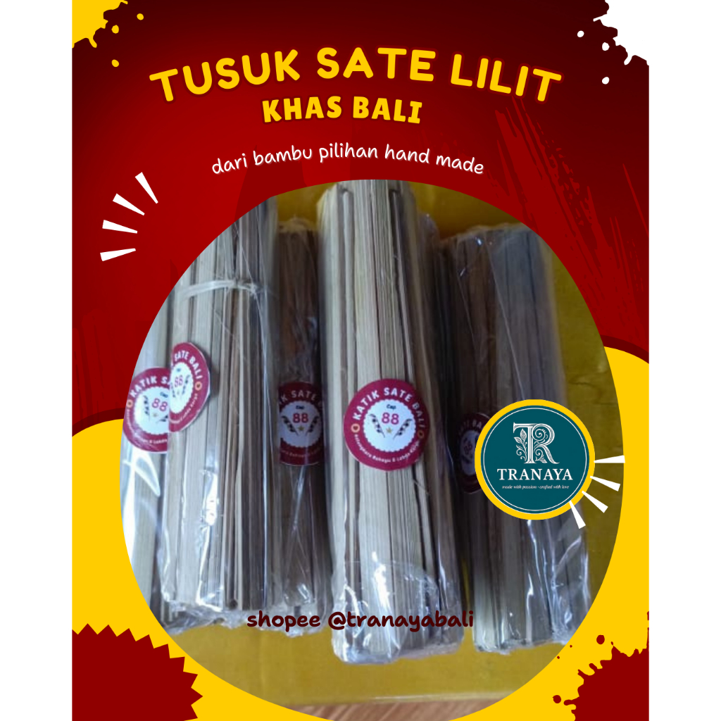 

Tusuk Sate lilit Khas Bali untuk sate kelapa daging