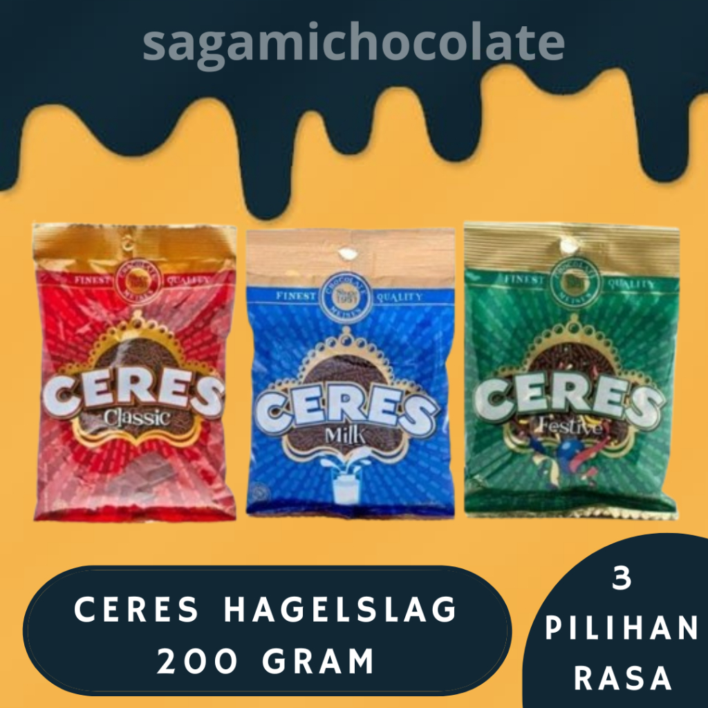 

Meses Ceres Hagelslag 200 gram ( 1PC) Classic / Milk / Festive