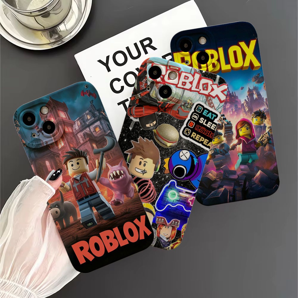 Case Kartun R*blox FOR ALL TYPE SAMSUNG OPPO VIVO REDMI REALME INFINIX IPHONE  MOTIF KARTUN SILIKON 