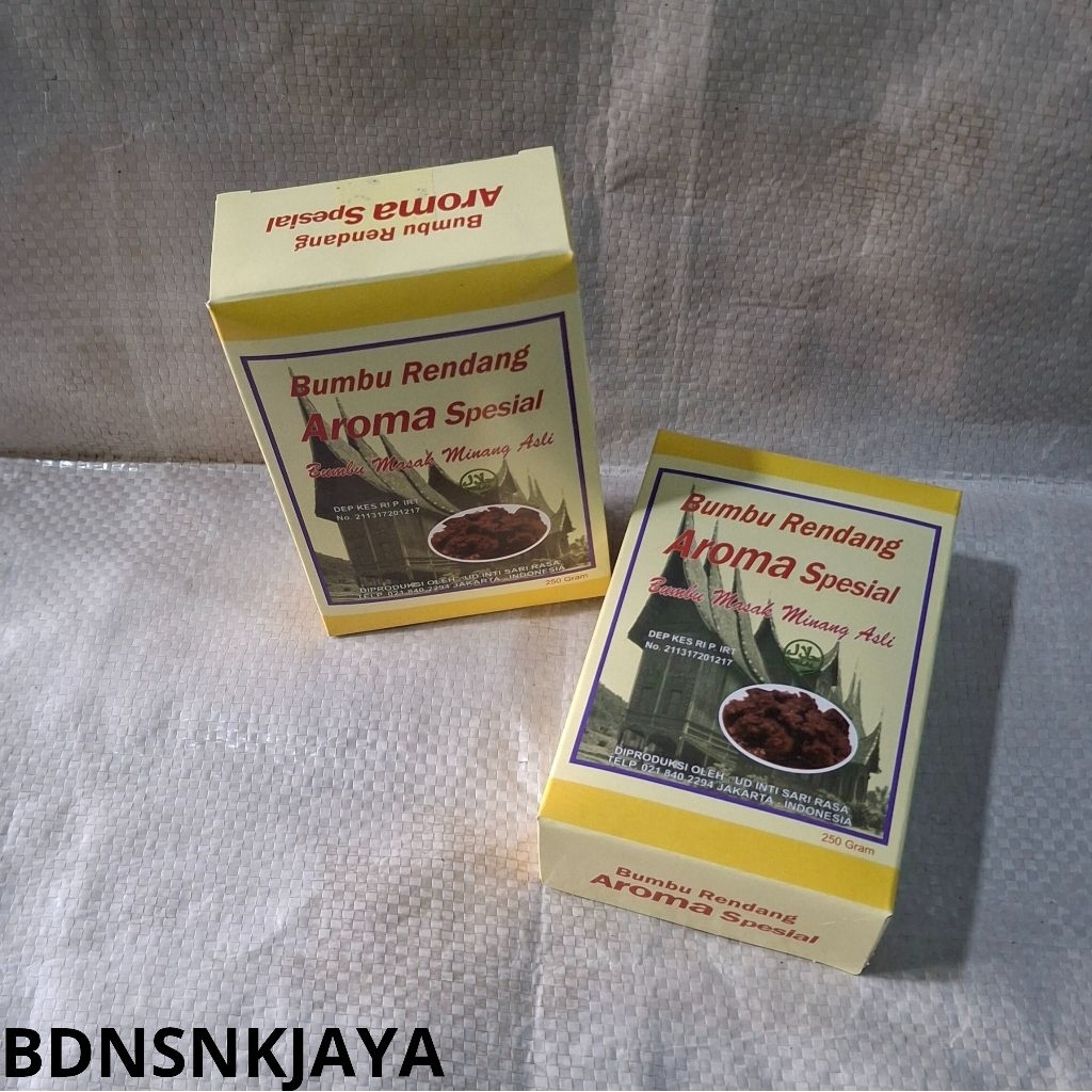 

Ygshop17 Bumbu Rendang Aroma Spesial Bumbu Masak Minang Asli 250Gram