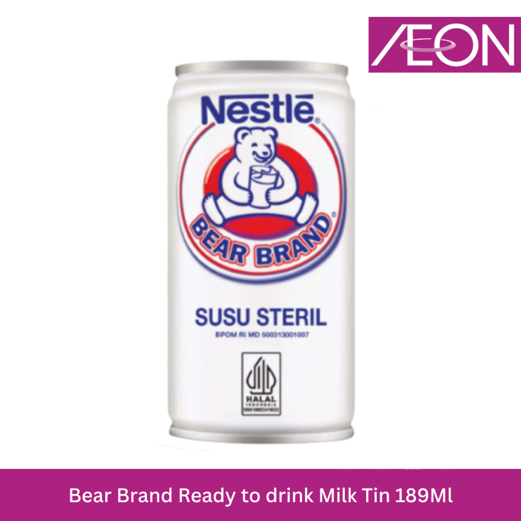 

Bear Brand Rtd Milk Tin 189Ml