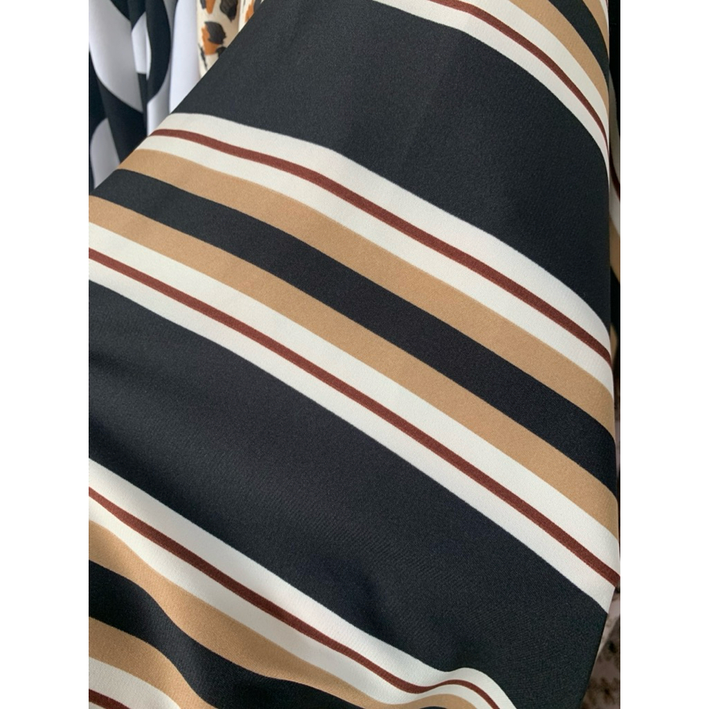 kain satin silk | satin silk salur | satin silk stripe | bahan satin silk motif lebar 150cm
