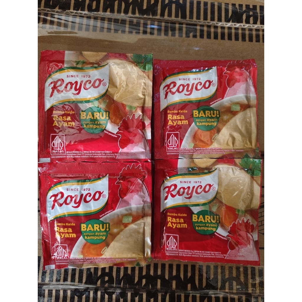 

Royco Ayam Penyedap Rasa 8 gram isi 12 pcs (1 renteng)