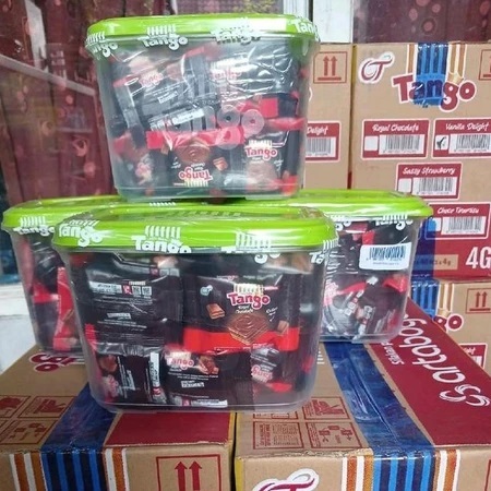 

( KARTON ISI 6 TOPLES ) WAFER TANGO 4GR KEMASAN SEALWARE