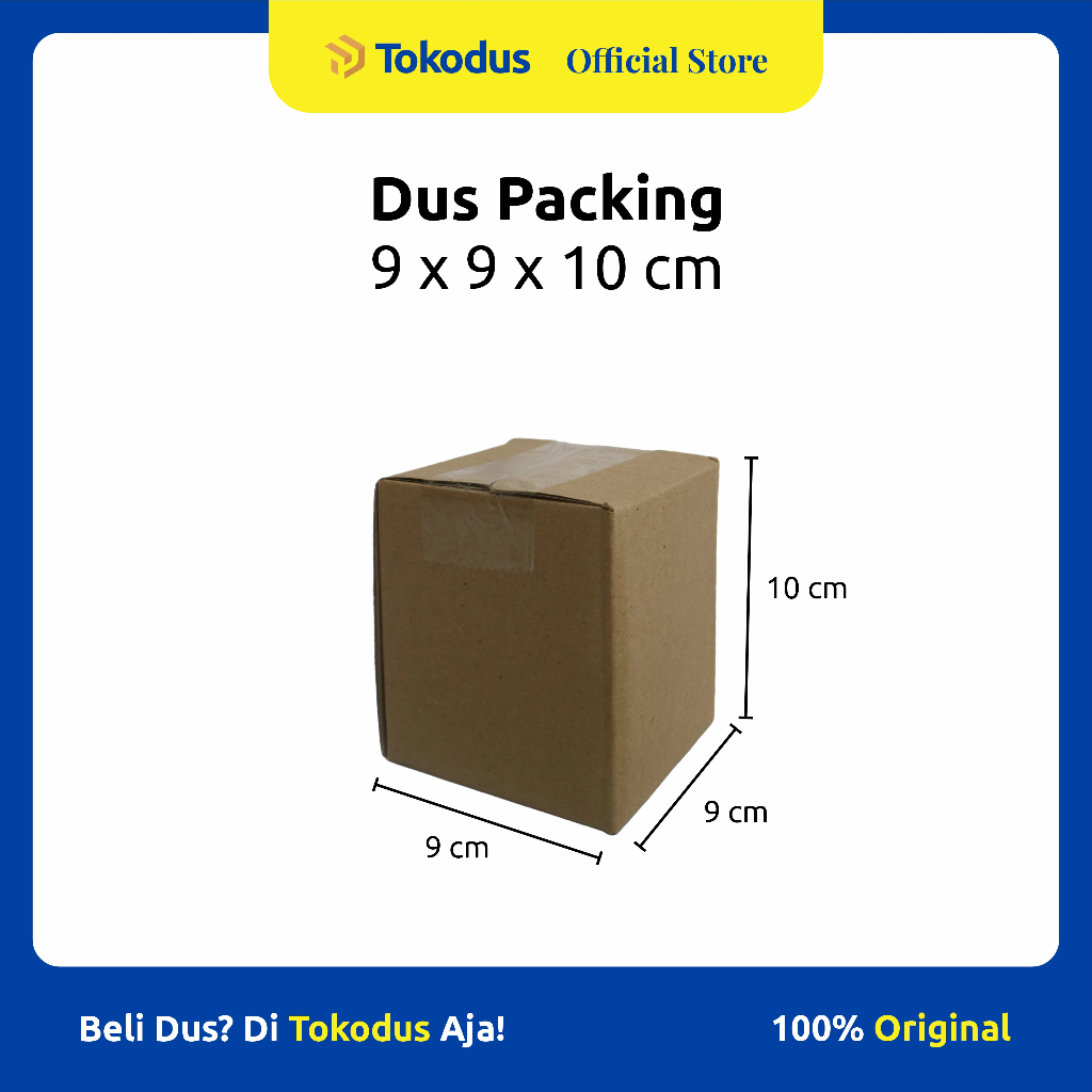 

Kardus Polos uk 9 x 9 x 10 cm | Kardus Packing | Kardus Murah | Dus Kemasan - Tokodus Katapang