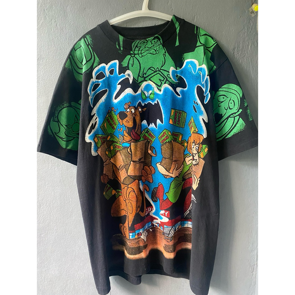 Baju Kaos Vintage Scooby Doo All Over Print (AOP by Kuai Universe)