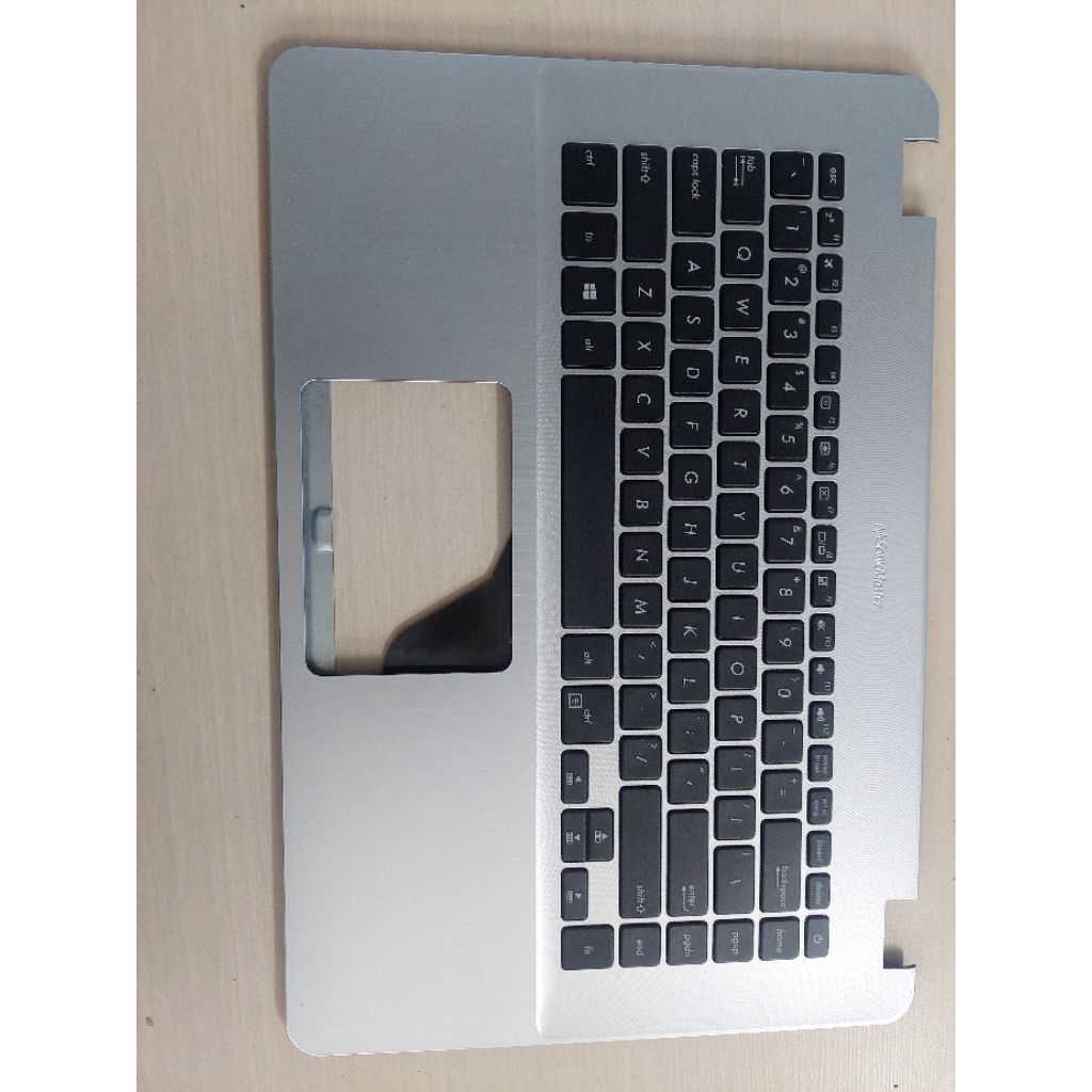 Frame Casing Topcase Palmrest Keyboard Asus 505 X505 505ZA 505ZA X505B X505Z series warna Abu  Silve