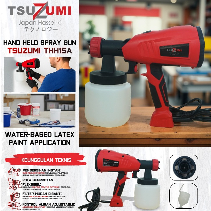 Hand Mini Airless paint sprayer mesin pengecatan elektrik THH15A