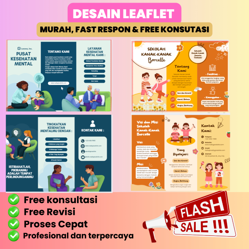 JASA DESAIN LEAFLET