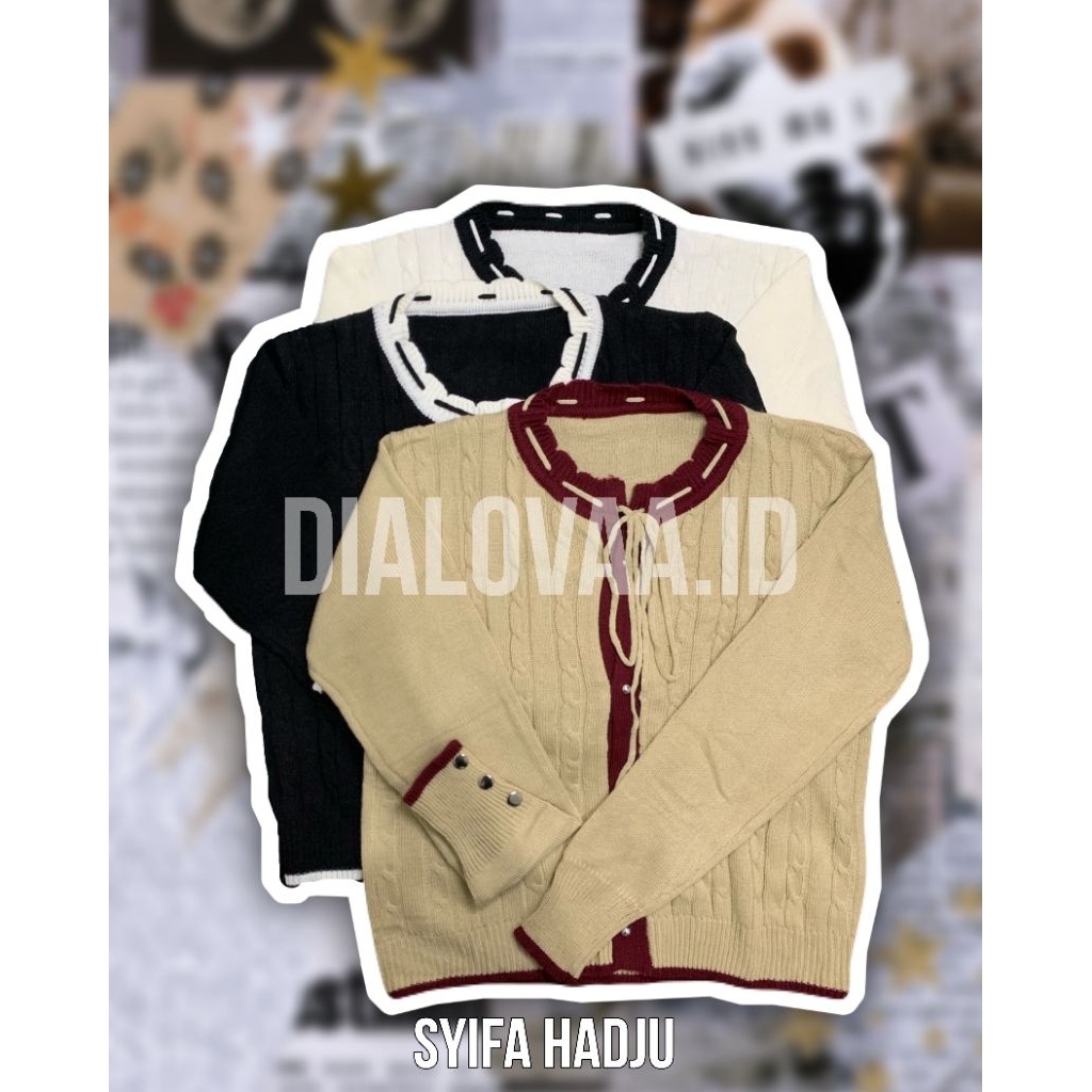 Cardigan Rajut Premium SYIFA HADJU