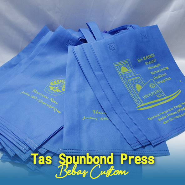 

Tas Spunbond/Kain Custom Ukuran 20x25cm Press, Tas Spunbond/Kain untuk Oleh-Oleh, Tas Spunbond Pekanbaru