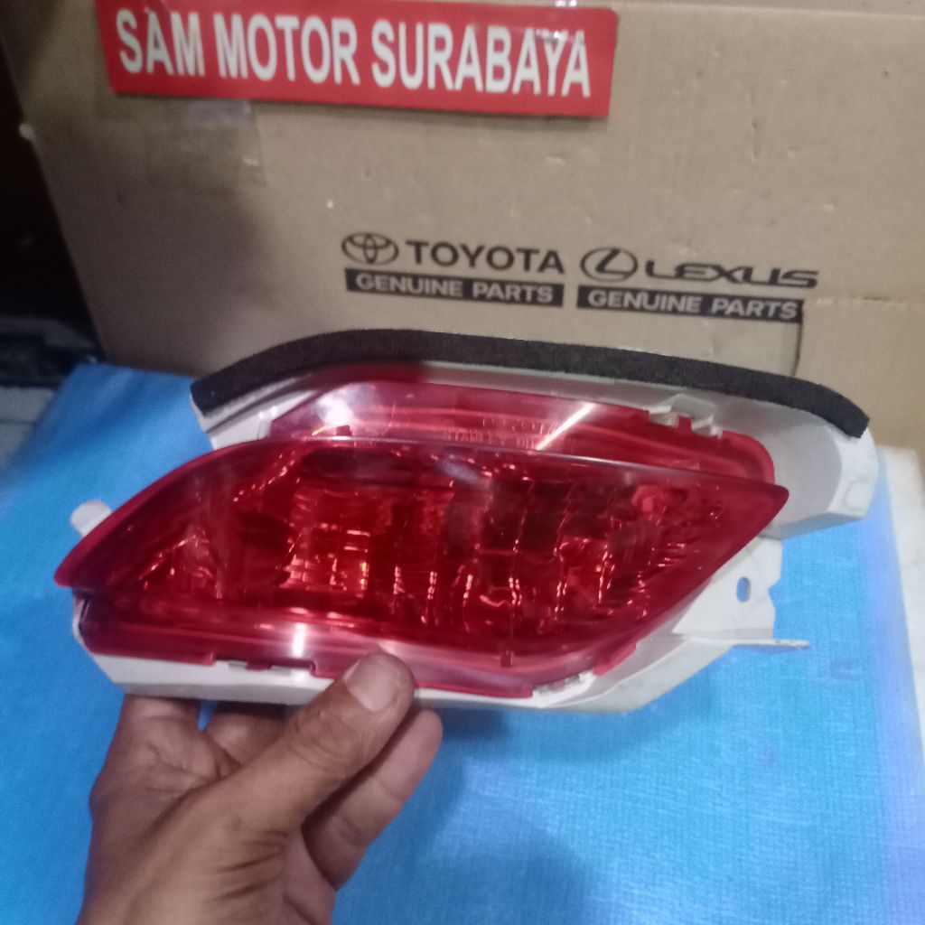 Rear foglamp reflektor bemper belakang Toyota Vios gen 2 Original