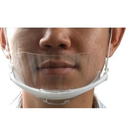 PLASTIC TRANSPARENT SANITARY MASK / MASKER TRANSPARANT