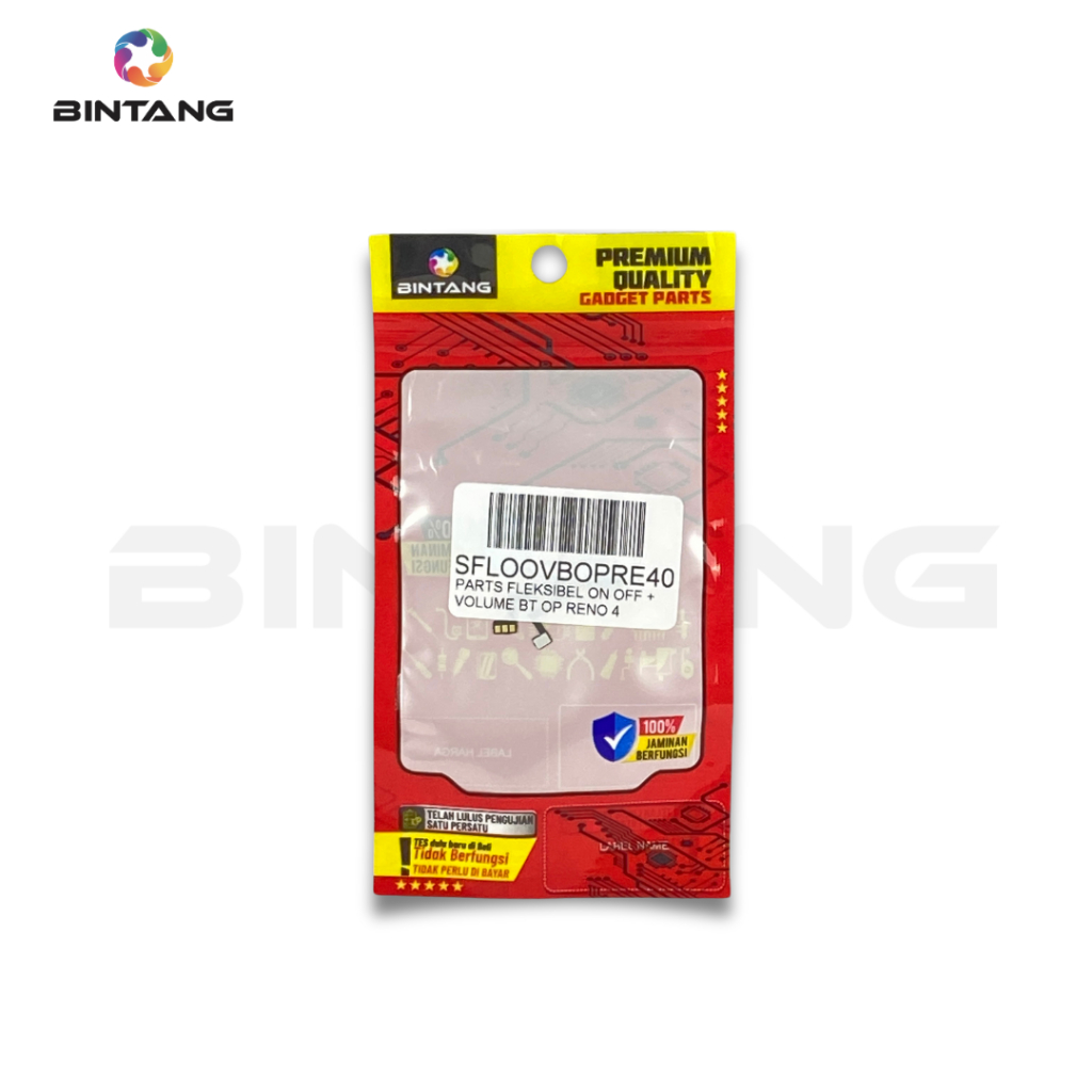 PARTS FLEKSIBEL ON OFF + VOLUME BINTANG OPPO RENO 4