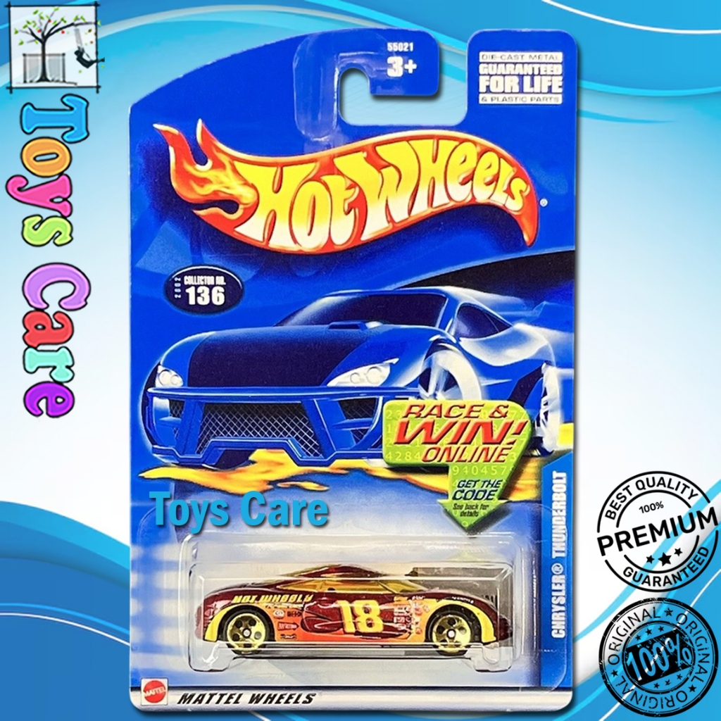 Hot Wheels Chrysler Thunderbolt Merah 2002