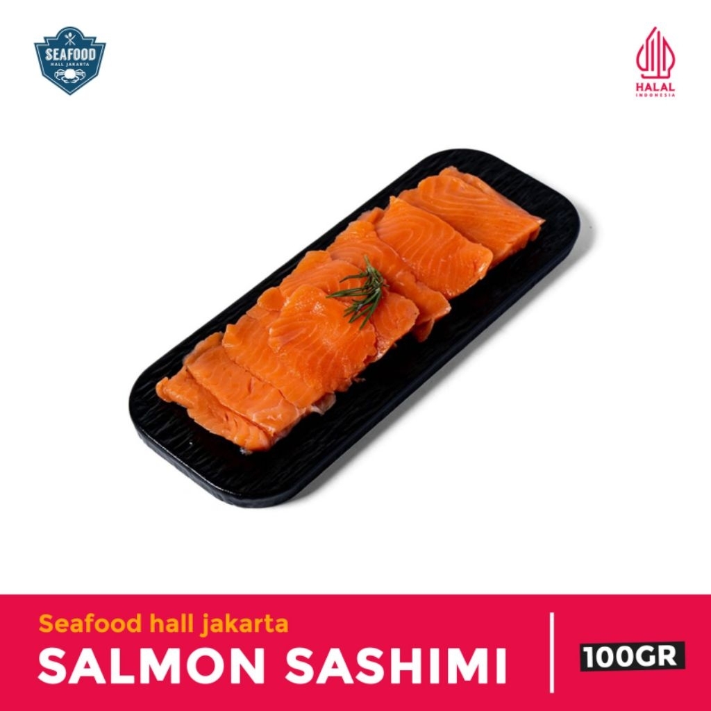 

Salmon Sashimi Grade Siap Makan 100gram/250gram/500gram/1kg