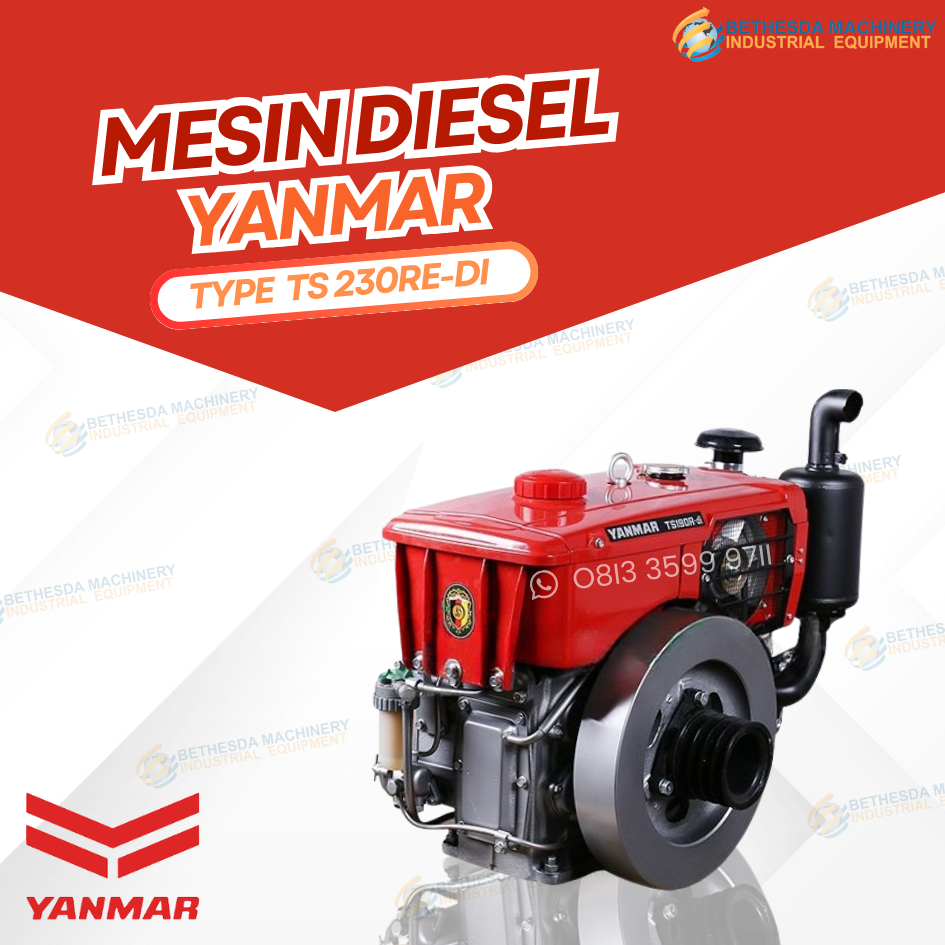 Mesin Penggerak TS 230 RE-di Diesel YANMAR 23HP /23 PK Electric Stater