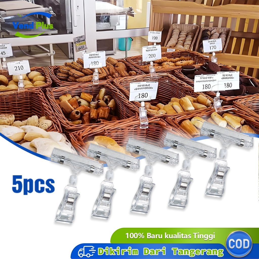

5pcs Jepitan Harga Obral Penjepit Harga Price Tag Holder Penjepit Label