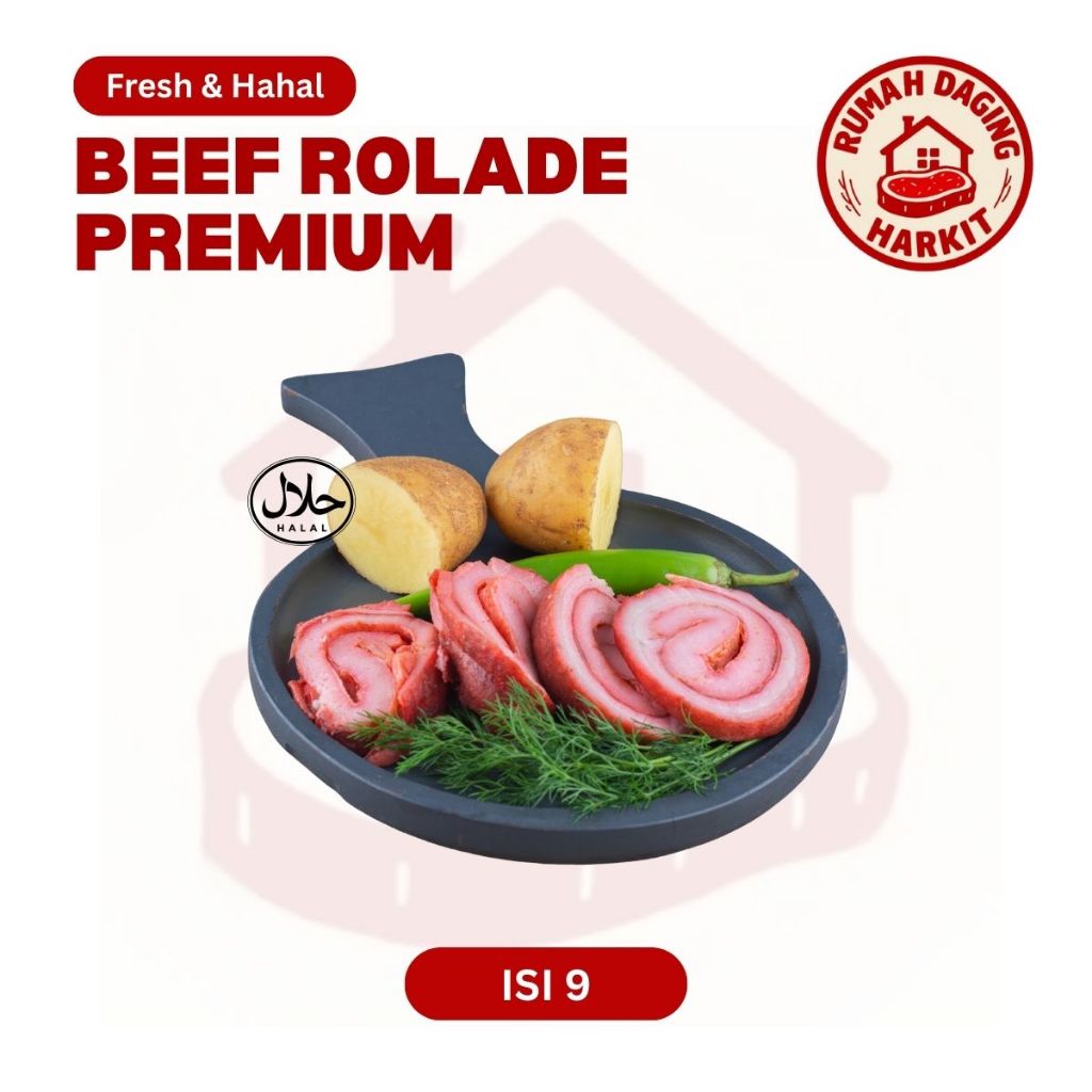 

Beef Rolade Premium isi 9 Kab Tangerang