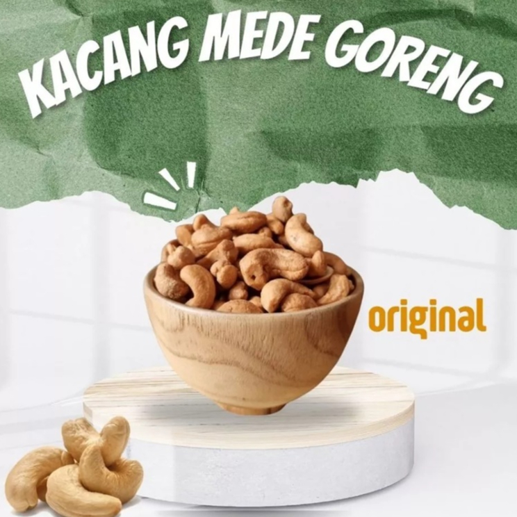 

Cemilan Kacang Mede Goreng Mete Matang Asin Murah 1 kg