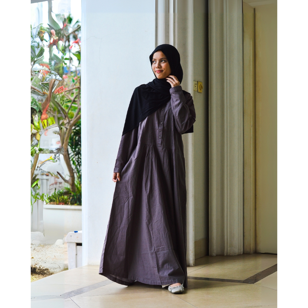 Dress Gamis Katun Paris Premium | Guangzhou -6010