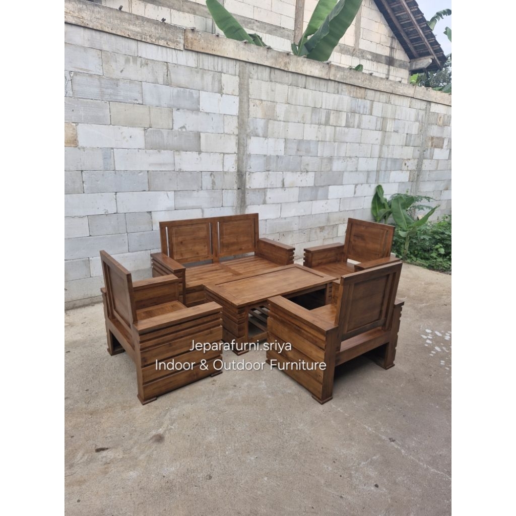 Kursi Tamu Minimalis Jati Jepara I Kursi Tamu Jati I Kursi Tamu Jepara
