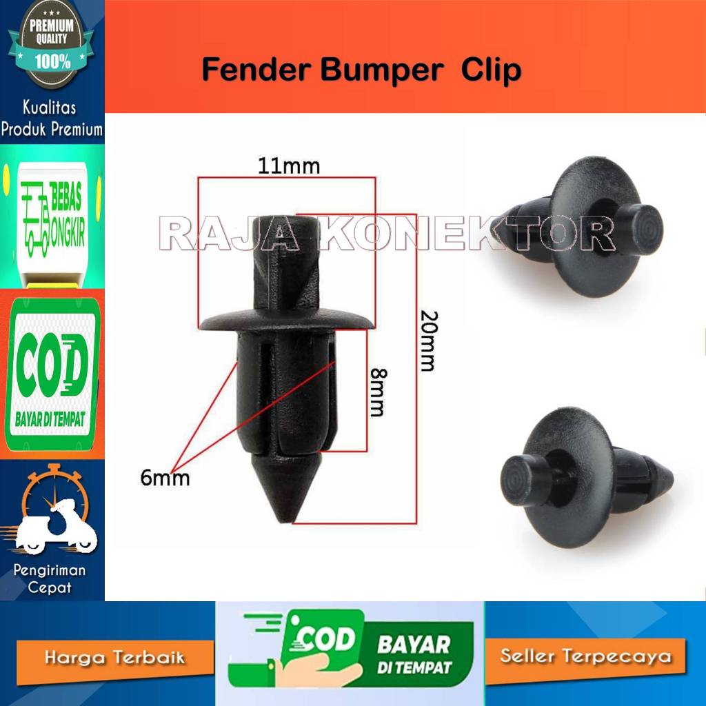 Klip Clip Kancing Body Bumper Bemper Mobil Motor Kap Mobil NMax Aerox Klip Lampu XENIA AVANZA SIGRA