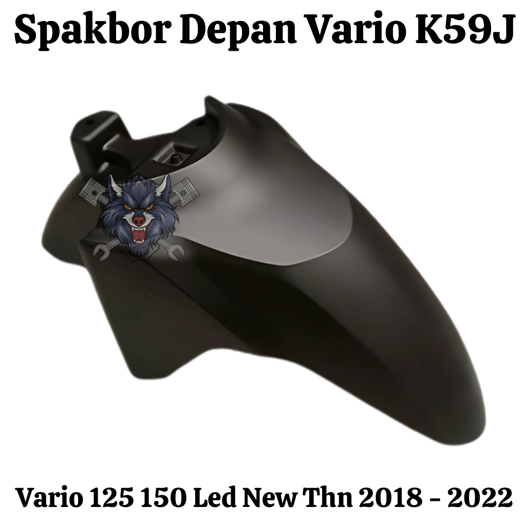 Spakbor Depan Vario 150 125 New 2018 K59J Brown Matte Coklat Doff Grey Doff