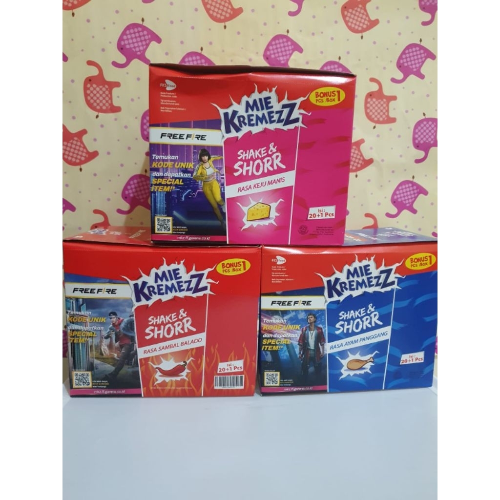 

Mie Kremez Shake & Shor 20 pcs X 6 gram