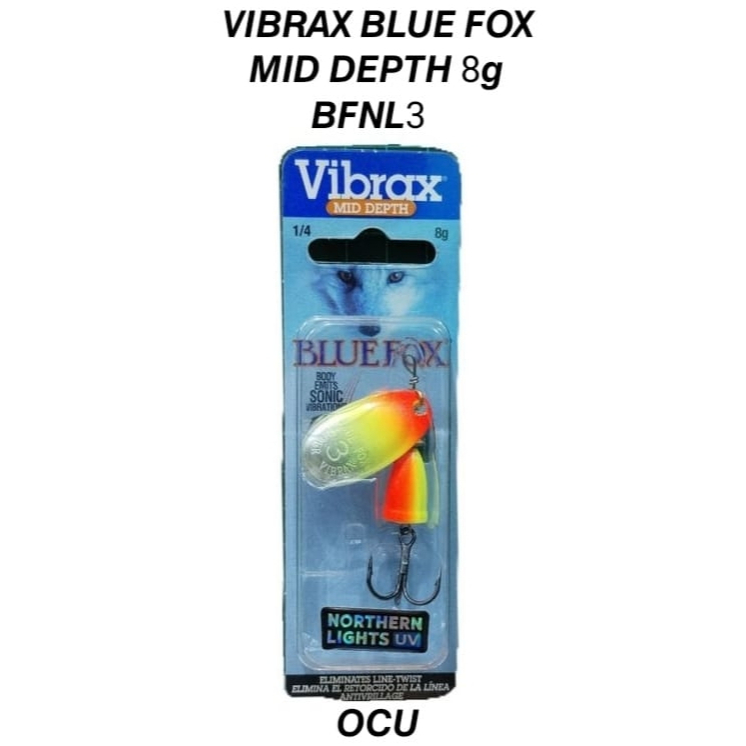 LURE / UMPAN VIBRAX BLUE FOX MID DEPTH 8gram