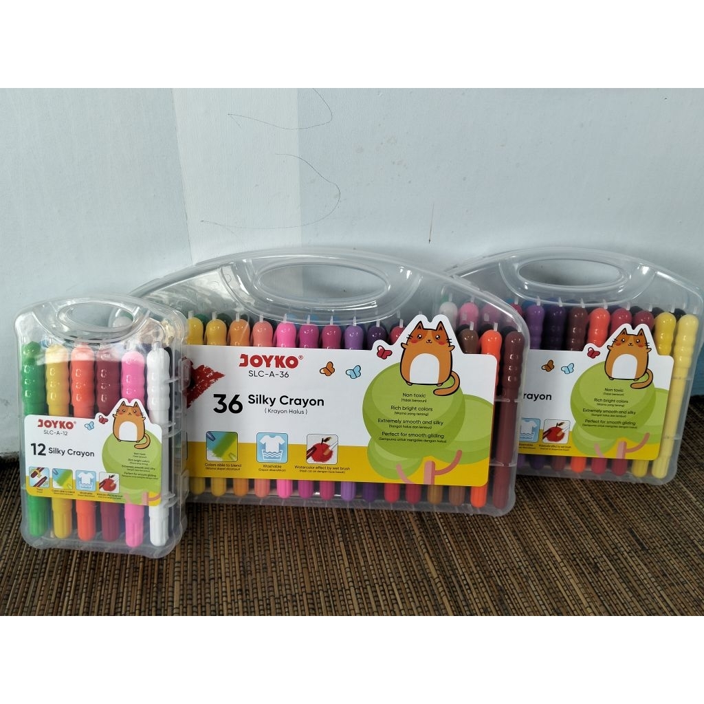 

Crayon Silk Joyko isi 12,24,36 | Joyko Crayon Silk isi 12,24,36