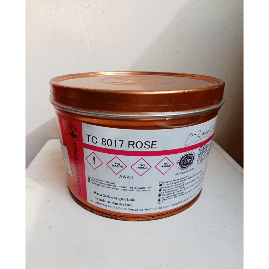 

Tinta offset Cemani toka TC 8017 ROSE, segel masih utuh