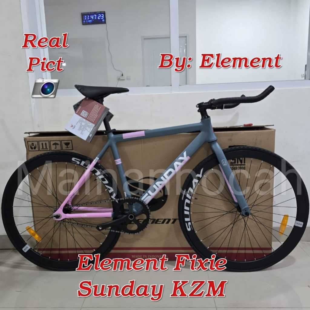 SEPEDA ELEMENT FIXIE SUNDAY KZM 700C FRAME ALLOY