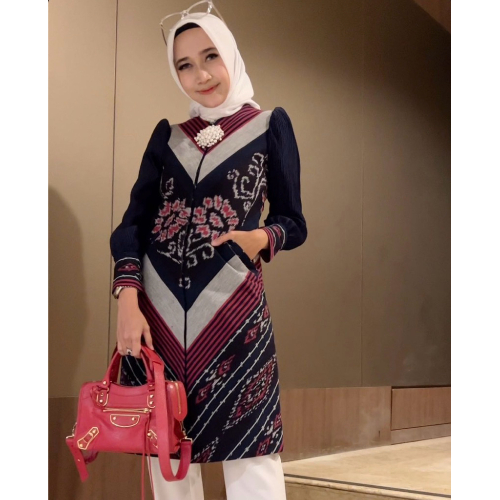 TUNIK TENUN WANITA PREMIUM
